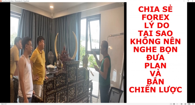 CHIA SẺ FOREX LÝ DO TẠI SAO KHÔNG NÊN NGHE BỌN ĐƯA PLAN VÀ BẮN CHIẾN LƯỢC