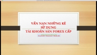 TÀI KHOẢN FOREX SÀN CẤP LÀ THẾ NÀO