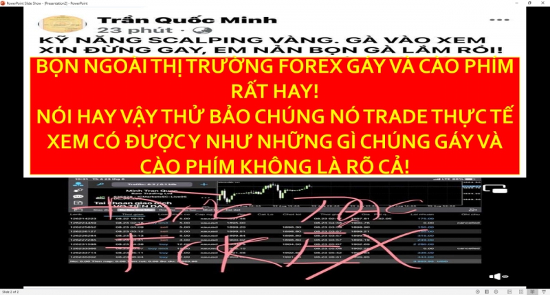 KỸ NĂNG GIAO DỊCH FOREX LÀM GÌ CÓ CÁI CHUYỆN GIAO DỊCH 0.1 HAY 0.2 MÀ GỌI LÀ BIẾT TRADE