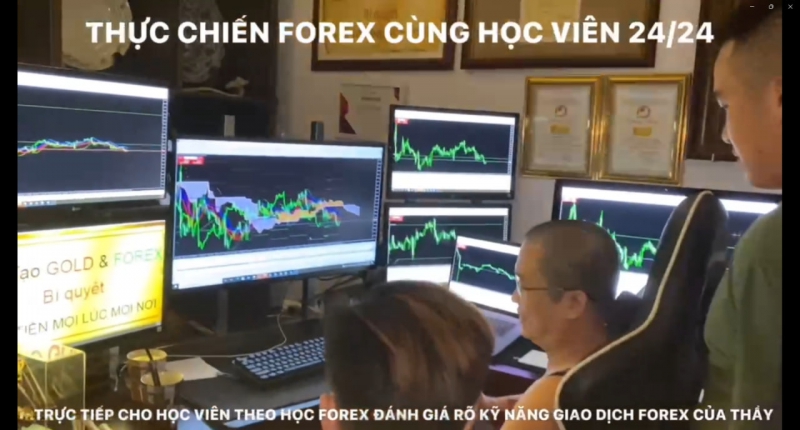 HỌC FOREX THỰC CHIẾN 24/24 CÙNG THẦY TRẦN QUỐC MINH