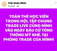 TRUNG TÂM ĐÀO TẠO FOREX TOÀN THỂ TẬP CHUNG ĐỂ TRADE LIVE NGÀY 3 THÁNG 11