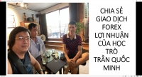 CHIA SẺ GIAO DỊCH FOREX LỢI NHUẬN CỦA HỌC TR&Ograve; TRẦN QUỐC MINH