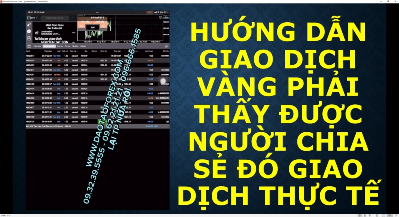 HƯỚNG DẪN GIAO DỊCH VÀNG PHẢI THẤY ĐƯỢC NGƯỜI CHIA SẺ ĐÓ GIAO DỊCH THỰC TẾ