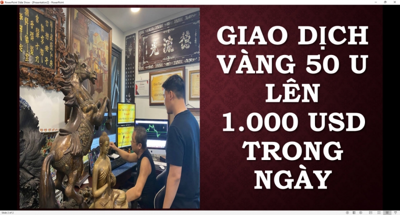 KỸ NĂNG GIAO DỊCH VÀNG 50 USD LÊN 1.000 USD TRONG NGÀY