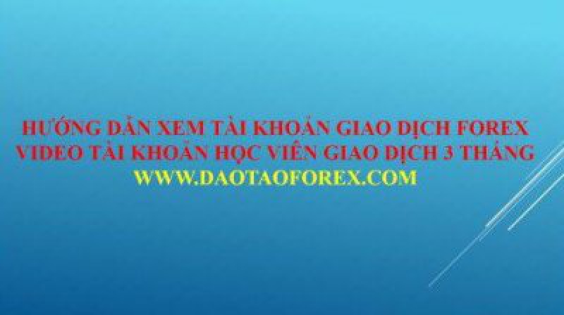 biến được tiền của thị trường Forex và thị trường vàng thành tiền của chính bản thân minh
