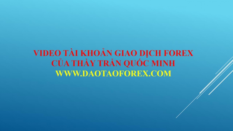 TRADER VIỆT TRẦN QUỐC MINH NGƯỜI DUY NHẤT GIÁM SHOW FULL TÀI KHOẢN GIAO DỊCH FOREX