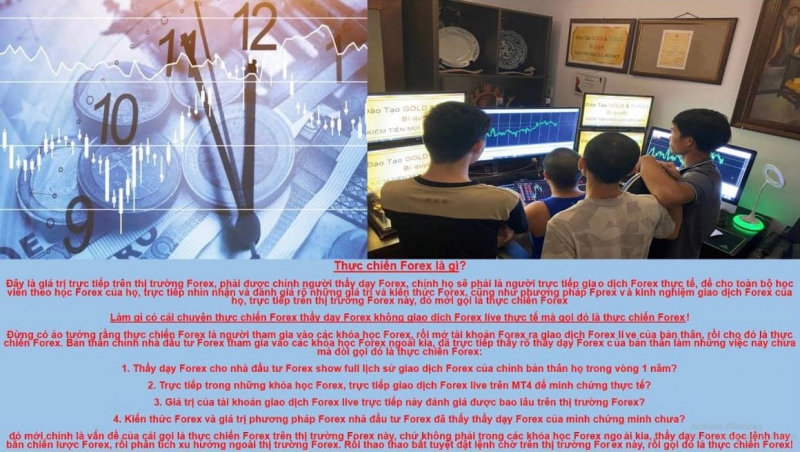 KHÓA HỌC FOREX THỰC CHIẾN CÙNG THẦY TRẦN QUỐC MINH