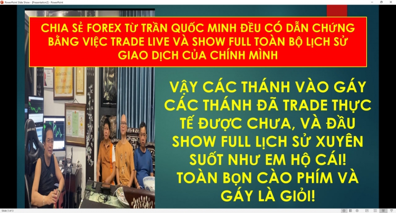 THẦY DẠY FOREX GÁY XU HƯỚNG HAY TREND VÀ SÓNG CỦA FOREX ĐẦU SHOW FULL LỊCH SỬ CHỨNG MINH ĐI