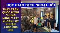 HỌC GIAO DỊCH NGOẠI HỐI CHỨNG MINH 2 TÀI KHOẢN LỢI NHUẬN 1.000.000 USD