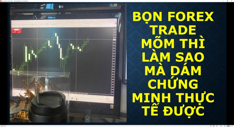 BỌN FOREX TRADE MÕM THÌ LÀM SAO MÀ DÁM CHỨNG MINH THỰC TẾ ĐƯỢC