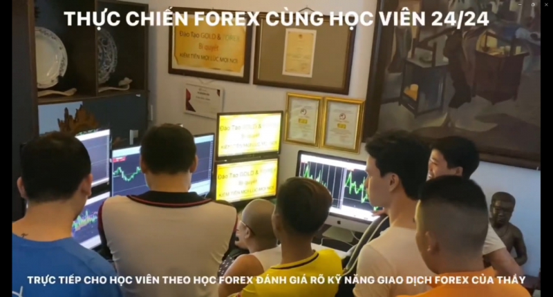 THỰC HÀNH FOREX CÙNG THẦY TRẦN QUỐC MINH