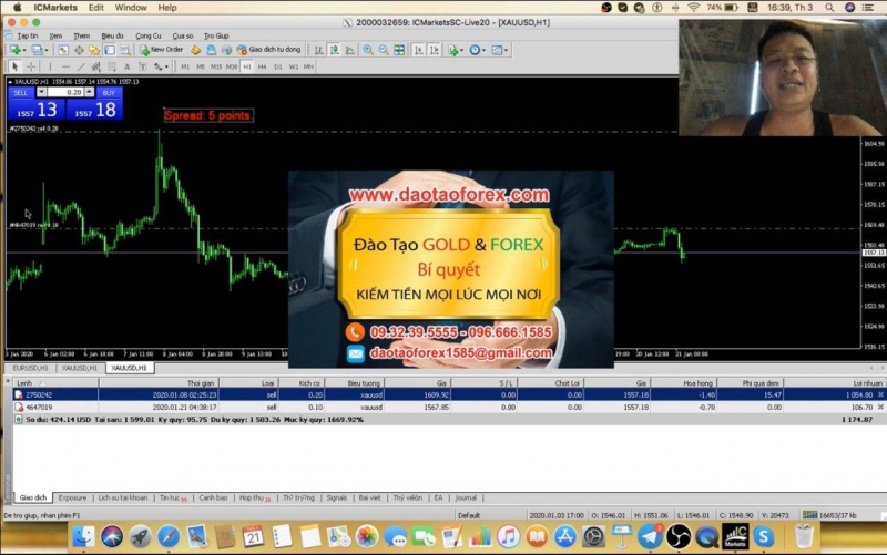 GIAO DỊCH FOREX THỤC TẾ CỦA TRADE ĐƯỢC VÀ KHÔNG
