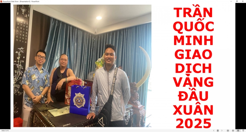 TRẦN QUỐC MINH GIAO DỊCH VÀNG ĐẦU XUÂN 2025