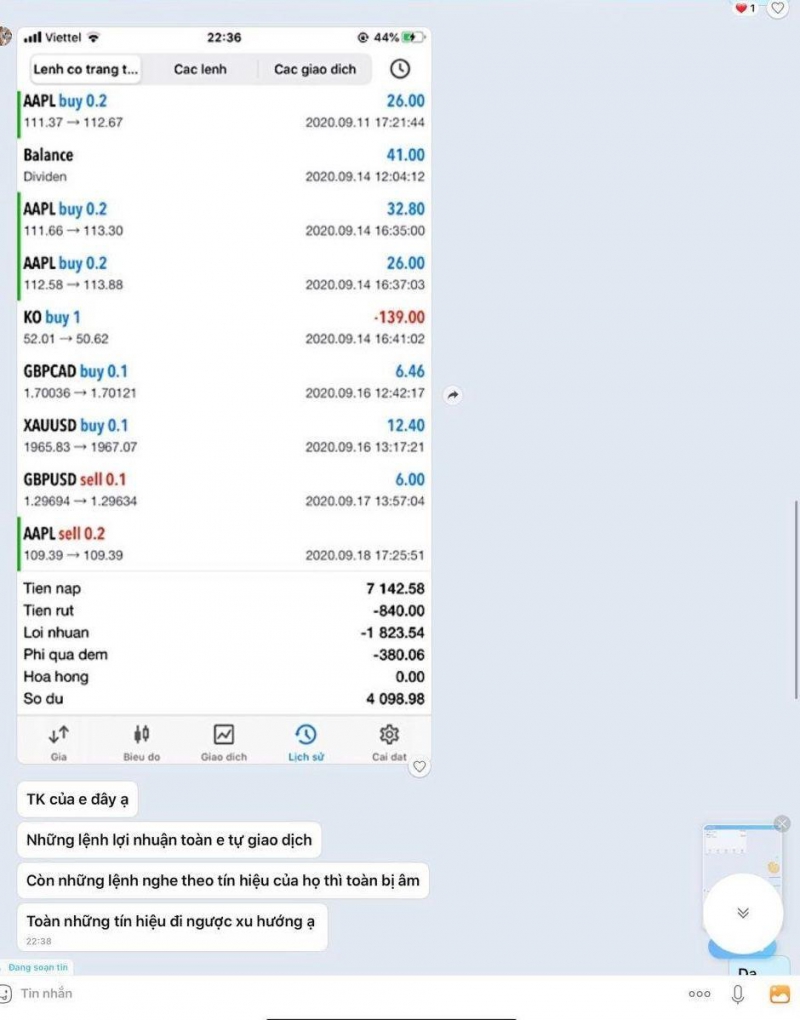 SÀN FOREX VÀ IB DỤ NHÀ ĐẦU TƯ FOREX MỚI NẠP TIỀN