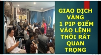 GIAO DỊCH VÀNG 1 PIP ĐIỂM VÀO LỆNH THÔI RẤT QUAN TRỌNG