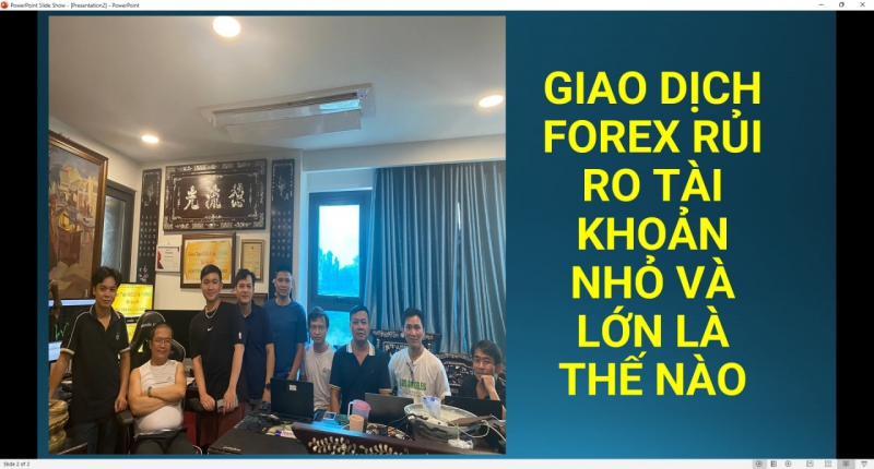 GIAO DỊCH FOREX TÀI KHOẢN DÙ NHỎ HAY LỚN THÌ RỦI RO ĐỀU NHƯ NHAU