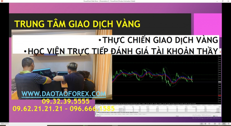 HỌC THỰC CHIẾN GIAO DỊCH VÀNG