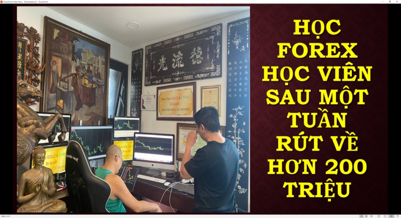 HỌC FOREX ÁP DỤNG THỰC TIỄN SAU 2 TUẦN HỌC VIÊN RÚT VỀ 200 TRIỆU