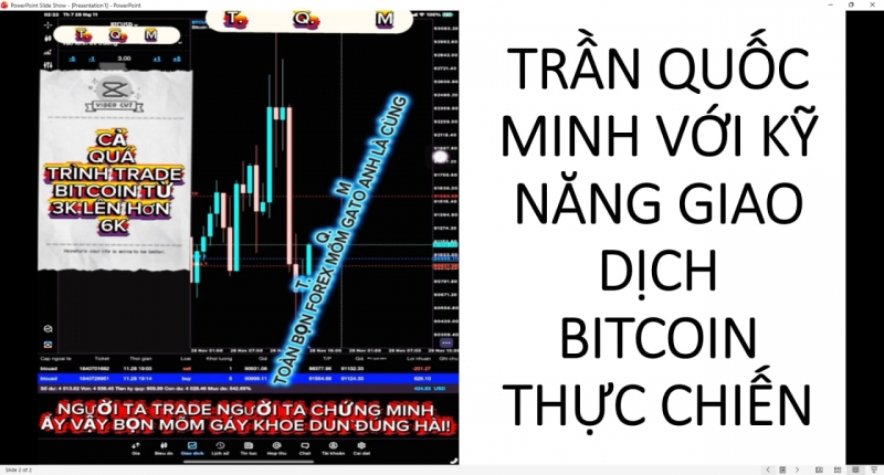 TRẦN QUỐC MINH VỚI KỸ NĂNG GIAO DỊCH BITCOIN THỰC CHIẾN